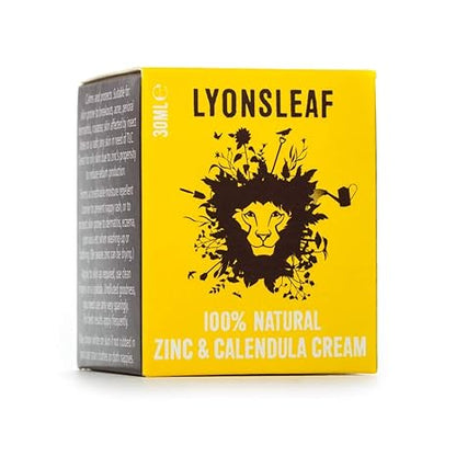 Zinc and Calendula Cream 100% Natural - for Spots, Blemishes, breakouts, rashes, Problem Skin and Nappy Rash … (30ml)
