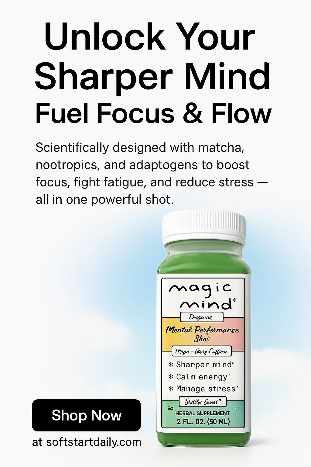 Magic Mind MAXX Mental Performance Shot